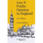 Law & Justice Publishing Co's Law & Public Opinion In England by A. V. Dicey